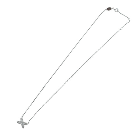 【中古】CHAUMET ショーメ K18WG ジュ・ドゥ・リアン ペンダントネックレス 4.3g