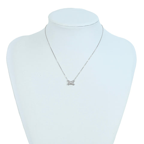 【中古】CHAUMET ショーメ K18WG ジュ・ドゥ・リアン ペンダントネックレス 4.3g