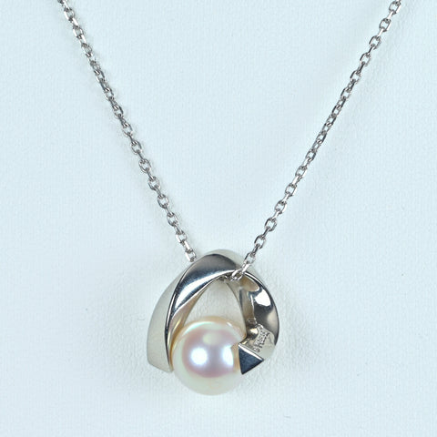 【中古】MIKIMOTO ミキモト PT900/PT950 アコヤパールペンダントネックレス P8.7mm 44cm 8.9g one price