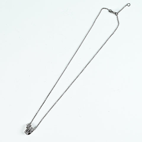【中古】CHANEL シャネル K18WG ネックレス COMET DIAMOND NECKLACE 5.9g