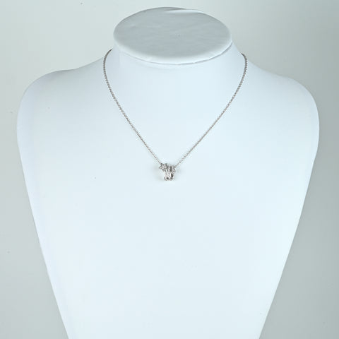 【中古】CHANEL シャネル K18WG ネックレス COMET DIAMOND NECKLACE 5.9g