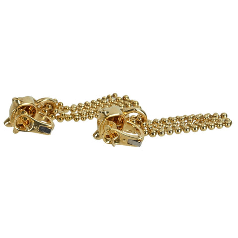 【中古】CARTIER カルティエ K18YG PANTHER DE CARTIER EARRINGS パンテールドゥ カルティエ ピアス 18.5g