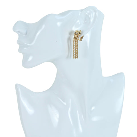 【中古】CARTIER カルティエ K18YG PANTHER DE CARTIER EARRINGS パンテールドゥ カルティエ ピアス 18.5g
