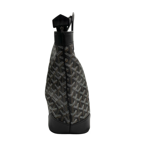 【中古】 GOYARD ゴヤール BELUGA PM ベルーガ PM ハンドバッグ ブラック キャンバス カーフスキン 中古 USED バッグ