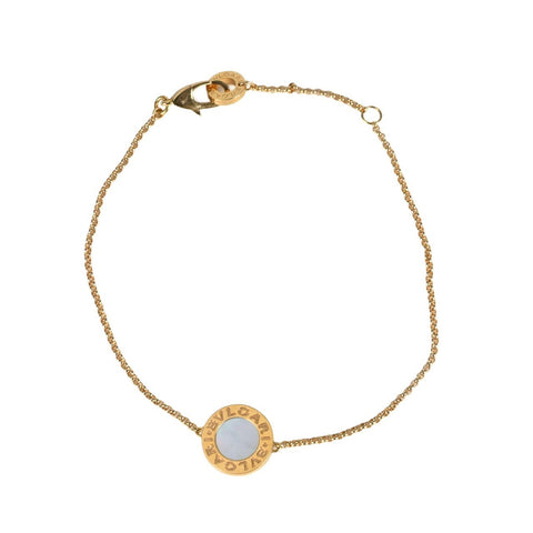 【中古】BVLGARI ブルガリ K18PG  マザーオブパール ブレスレット ブルガリブルガリ