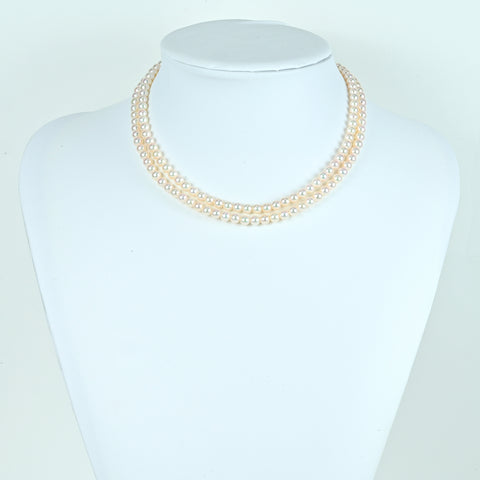 【中古】 MIKIMOTO ミキモト K18YG AKOYA PEARL アコヤパールネックレス 5.0 - 5.5mm 82cm 33.5g ONE PRICE