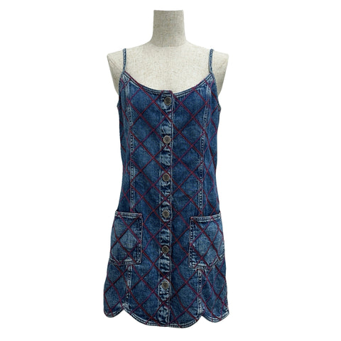 【中古】 CHANEL シャネル DRESS ワンピース デニムワンピース 40 USED 中古 2022 CLOTHES 洋服