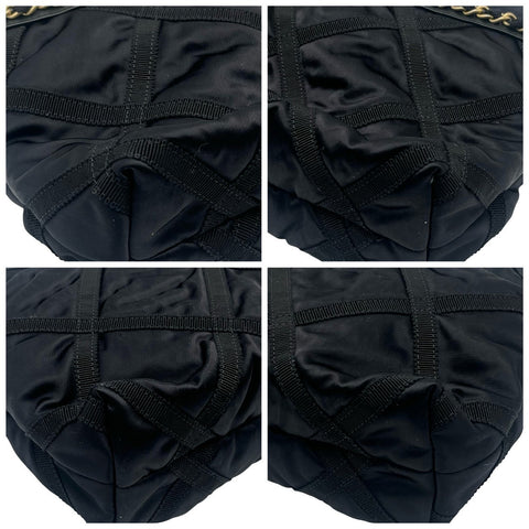 【中古】 CHANEL シャネル CLUTCH TOTE 2WAY BAG クラッチトート2WAYバッグ トートバッグ 31番台(2021年) ブラック ナイロンレザー 中古 USED バッグ