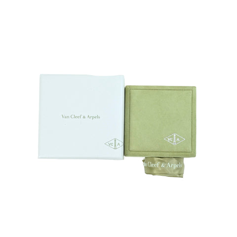 【中古】Van Cleef&Arpels ヴァンクリーフ&アーペル K18WG VINTAGE ALHAMBRA ヴィンテージアルハンブラ マザーオブパールピアス 7.8g