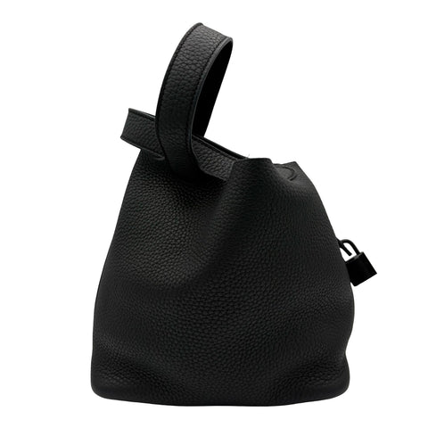 【中古】 Hermes エルメス SO BLACK PICOTIN PM ピコタンPM U刻 (2022年) ブラック トリヨンクレマンス 中古 BLACK CLEMENCE USED バッグ