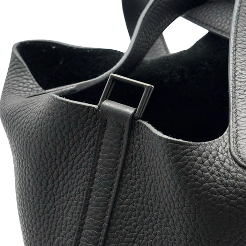 【中古】 Hermes エルメス SO BLACK PICOTIN PM ピコタンPM U刻 (2022年) ブラック トリヨンクレマンス 中古 BLACK CLEMENCE USED バッグ