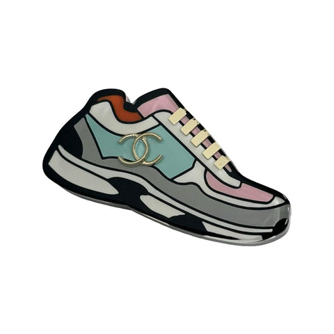 【中古】 CHANEL シャネル BROOCH スニーカーモチーフ ブローチ 小物 中古