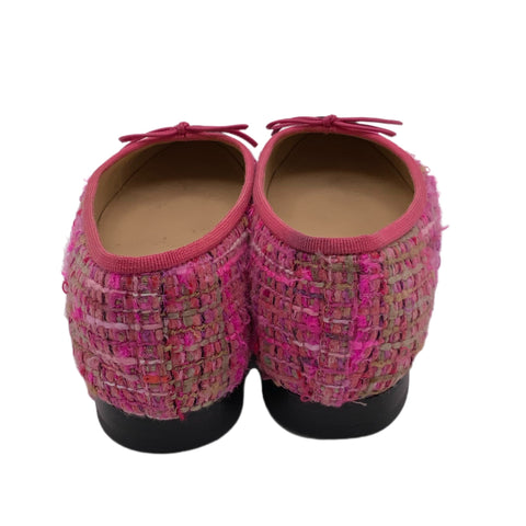 【中古】 CHANEL シャネル SHOES バレエシューズ 37.5 USED 中古 靴