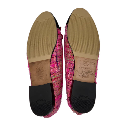 【中古】 CHANEL シャネル SHOES バレエシューズ 37.5 USED 中古 靴