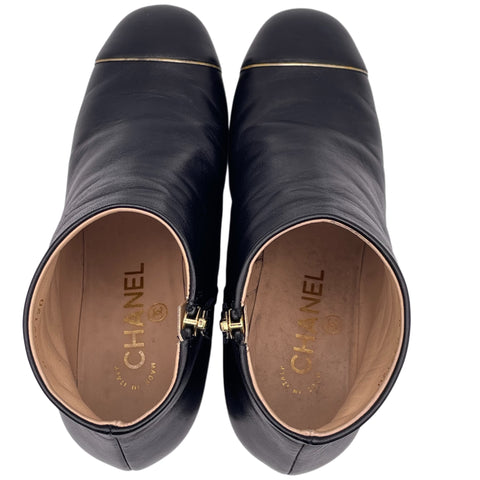 【中古】 CHANEL シャネル SHOES ショートブーツ 36.5C USED 中古 2016年 SHOES 靴