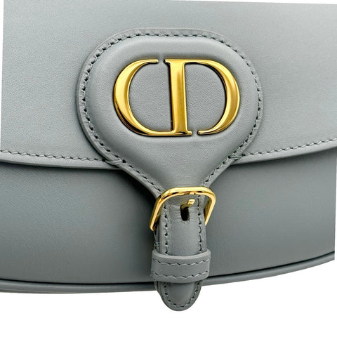 【中古】 Christian Dior クリスチャン ディオール BOBBY  ボビー イーストウエスト ショルダーバッグ ICチップ(2021年~) ブルー系 カーフスキン 中古 USED バッグ