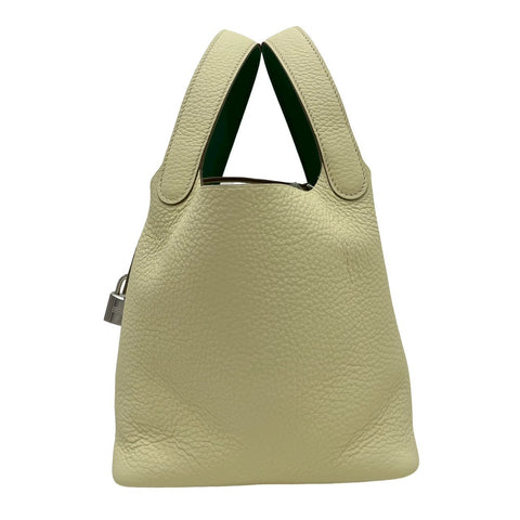 【新品未使用】 Hermes エルメス PICOTIN ECLAT PM ピコタンPM ハンドバッグ W刻(2024年) ジョーヌミルトン/ヴェールヴェルティゴ トリヨンクレマンス 新品未使用 NEW バッグ