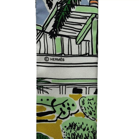 【新品未使用】Hermès エルメス TWILLY ツイリー 《レイユール・デテ》シルク100% レディース プレゼント ギフト