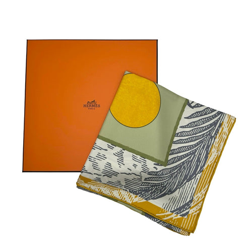 【新品未使用】 Hermes エルメス カレ90《カヴァリエ・アン・フォルム》H004008S04  スカーフ SCARF 2023秋冬コレクション シルク100% 新品