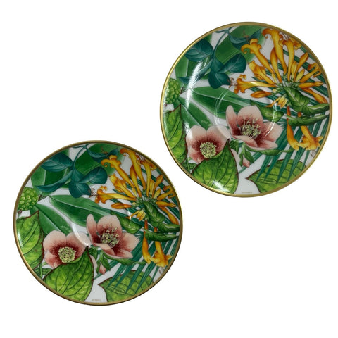 【未使用】 Hermes エルメス パシフォリア ティーカップ&ソーサー 食器 小物 ポーセン 未使用(展示品)