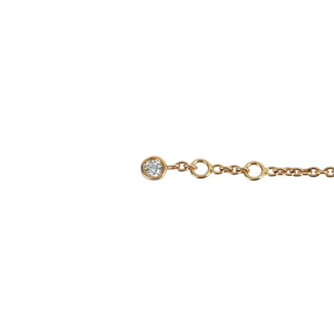 【中古】HERMES エルメス K18PG FINESSE DIAMOND フィネス ダイヤモンドブレスレット 3.8g
