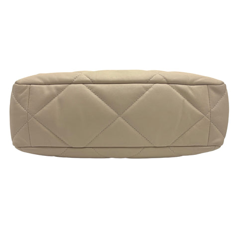 【中古】 CHANEL シャネル CHANEL 19 シャネル19 チェーンショルダー 30番台(2020年) ベージュ ラムスキン 中古 USED バッグ