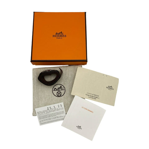 【新品未使用】 Hermes エルメス 《ミニ・ケリー》ドゥブルトゥール ブレスレット ブラック スウィフト 新品 BLACK SWIFT