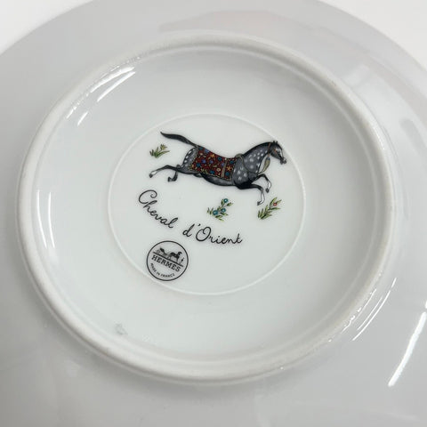 【新品未使用】 Hermes エルメス ティーカップ&ソーサー 〈シュヴァルドリアン〉 小物 食器 カッププレート ポーセリン 新品