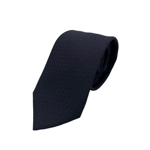 【新品未使用】 Hermes エルメス H織りタイ 《ファソネ H》 H036255T 02 ネクタイ マリン シルク 100% 新品 ④