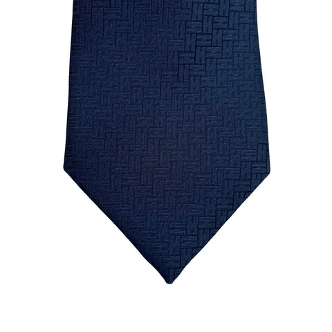 【新品未使用】 Hermes エルメス H織りタイ 《ファソネ H》  H036255T 03 ネクタイ マリン・クレール シルク 100% 新品③