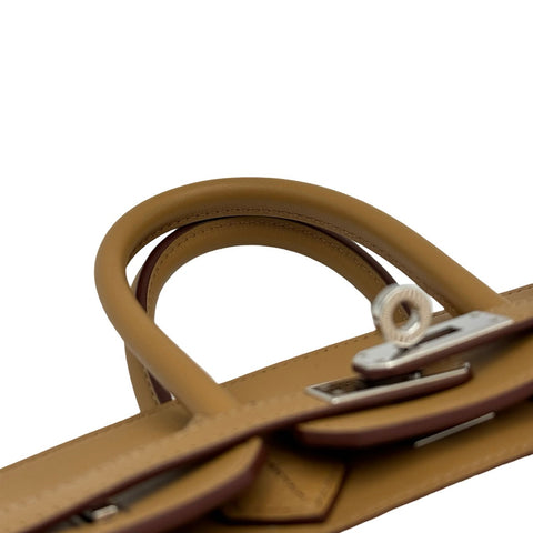 【中古】Hermes エルメス BIRKIN25 バーキン25 ハンドバッグ U刻(2022年) ビスキュイ/ベージュ スイフト/トワルアッシュ 中古 CHAI SWIFT/TOILE H USED バッグ