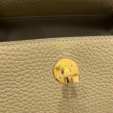 【新品未使用】 Hermes エルメス MINI LINDY ミニリンディ ショルダーバッグ W刻 (2024年) トレンチ トリヨン 未使用 NEW バッグ