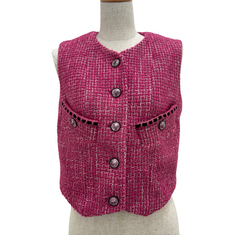 【中古】 CHANEL シャネル VEST ベスト 36 USED 中古 2022年 CLOUTHES 洋服
