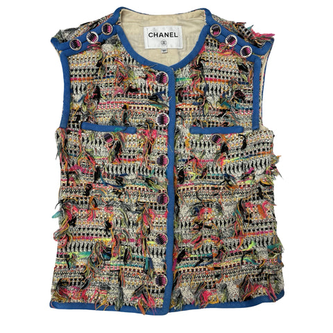 【中古】 CHANEL シャネル VEST ベスト 34 USED 中古 2017年 CLOUTHES 洋服