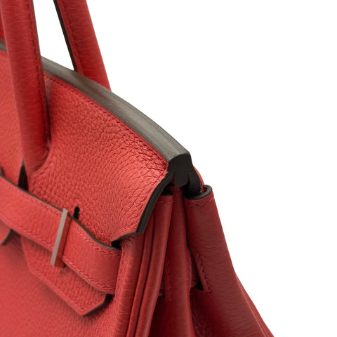 【中古】Hermes エルメス BIRKIN30 バーキン30 ハンドバッグ D刻(2019年) レッド系 トゴ 中古 USED バッグ