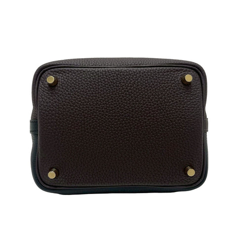 【新品未使用】 Hermes エルメス PICOTIN ROCK PM ピコタンロックPM ハンドバッグ W刻 (2024年) マカサー/ブラック/ベージュマルファ トリヨン 新品未使用 NEW バッグ