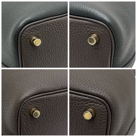【新品未使用】 Hermes エルメス PICOTIN ROCK PM ピコタンロックPM ハンドバッグ W刻 (2024年) マカサー/ブラック/ベージュマルファ トリヨン 新品未使用 NEW バッグ