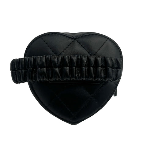 【中古】 CHANEL シャネル ARMCOINCASE アームコインケース ポーチ 31番台(2021年) ブラック ラムスキン 中古 USED