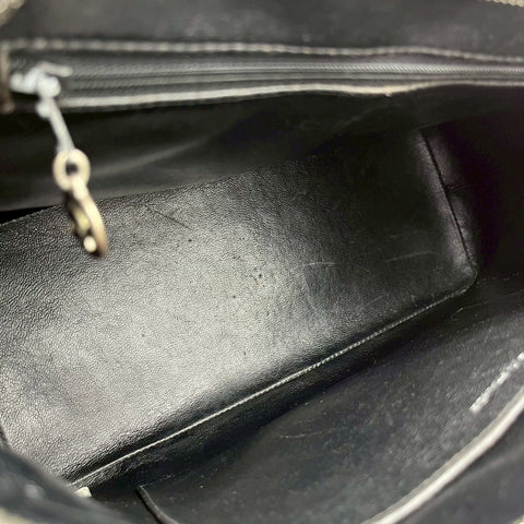 【中古】 CHANEL シャネル  復刻トート ハンドバッグ ヴィンテージ 5番台(1999-2000年) ブラック キャビアスキン 中古 USED バッグ