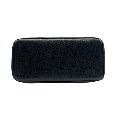 【中古】 CHANEL シャネル  復刻トート ハンドバッグ ヴィンテージ 5番台(1999-2000年) ブラック キャビアスキン 中古 USED バッグ