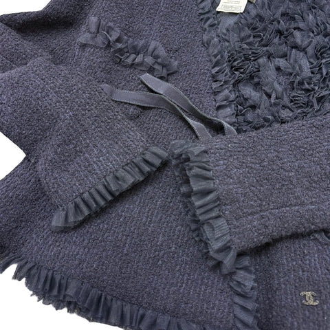 【中古】 CHANEL シャネル SET UP セットアップ ジャケット スカート 36 USED 中古 2002年 CLOTHES 洋服