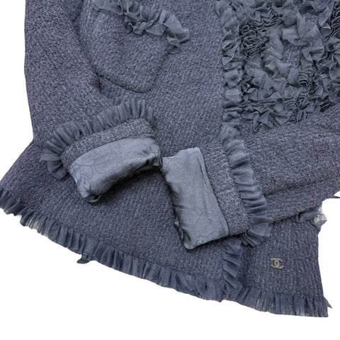 【中古】 CHANEL シャネル SET UP セットアップ ジャケット スカート 36 USED 中古 2002年 CLOTHES 洋服