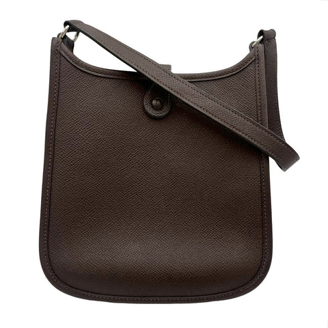【中古】 Hermes エルメス EVELYNE TPM エヴリンTPM ショルダーバッグ ▢A(1997年) ブラウン系 クシュベル ヴィンテージ 中古 USED バッグ