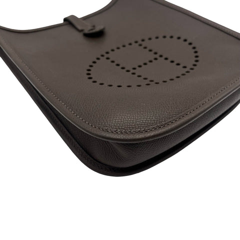 【中古】 Hermes エルメス EVELYNE TPM エヴリンTPM ショルダーバッグ ▢A(1997年) ブラウン系 クシュベル ヴィンテージ 中古 USED バッグ