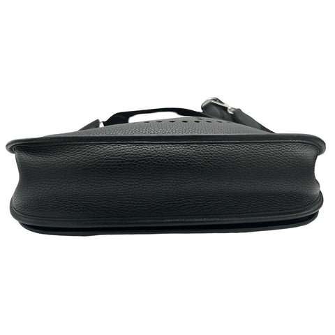 【中古】 Hermes エルメス EVELYNE 1GM エヴリン1 GM ショルダーバッグ ▢H(2004年) ブラック トリヨンクレマンス 中古 USED バッグ