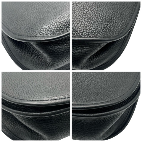 【中古】 Hermes エルメス EVELYNE 1GM エヴリン1 GM ショルダーバッグ ▢H(2004年) ブラック トリヨンクレマンス 中古 USED バッグ