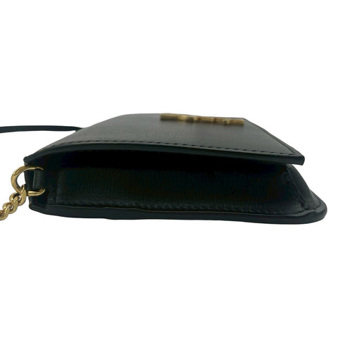 【中古】 SAINT LAURENT サンローラン CHAINSHOULDERBAG 635095 チェーンショルダーバッグ ショルダーバッグ ブラック レザー 中古 USED バッグ