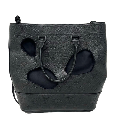 【中古】 LOUIS VUITTON ルイ・ヴィトン WITH HOLES PM (川久保 玲) ウィズホールズPM ハンドバッグ AR0281(2021年) ブラック モノグラム 中古 USED バッグ