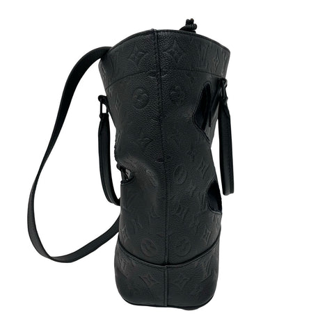 【中古】 LOUIS VUITTON ルイ・ヴィトン WITH HOLES PM (川久保 玲) ウィズホールズPM ハンドバッグ AR0281(2021年) ブラック モノグラム 中古 USED バッグ