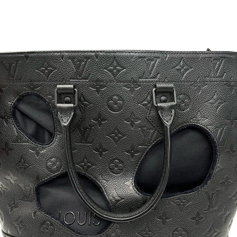 【中古】 LOUIS VUITTON ルイ・ヴィトン WITH HOLES PM (川久保 玲) ウィズホールズPM ハンドバッグ AR0281(2021年) ブラック モノグラム 中古 USED バッグ